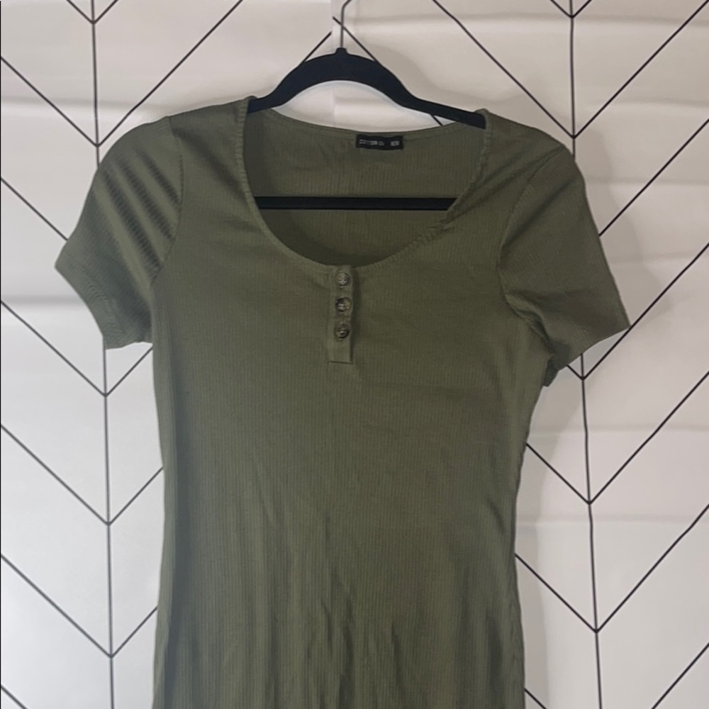 Army green dress